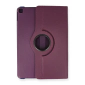 İpad Pro 13 (2024) Kılıf 360 Tablet Deri Kılıf - Mürdüm thumbnail 1