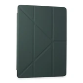 Samsung Galaxy T870 Tab S7 11 Kılıf Kalemlikli Mars Tablet Kılıfı - Koyu Yeşil thumbnail 1