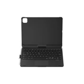 İpad Pro 11 (2024) F11 Ats Kılıf Magic Dönen Klavyeli Tablet Kılıf - Siyah thumbnail 1