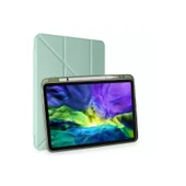 İpad Pro 11 (2024) Kılıf Kalemlikli Mars Tablet Kılıfı - Açık Yeşil thumbnail 1