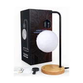 Xf02 Ay Görünümlü Kablosuz Şarj Özellikli Gece Lambası - Siyah thumbnail 2