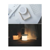 Jp-dld Kamp Lambası Görünümlü Dekoratif Gece Lambası - Beyaz thumbnail 2