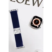 Apple Watch 42mm Forest Kumaş Kordon - Lacivert thumbnail 2