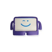 Samsung Galaxy Tab A9 Plus Kılıf Karakter Tablet Silikon - Mor thumbnail 1