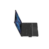 İpad Pro 11 (2024) F11 Ats Kılıf Magic Dönen Klavyeli Tablet Kılıf - Siyah thumbnail 5