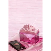 Z4 Kuzey Okyanus Temalı Gece Lambası Özellikli Bt Kablosuz Hoparlör - Pembe thumbnail 3