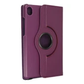 Huawei Matepad Se 11 Kılıf 360 Tablet Deri Kılıf - Mürdüm thumbnail 2