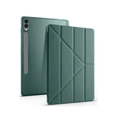 Samsung Galaxy X610 Tab S9 Fe Plus 12.4 Kılıf Kalemlikli Mars Tablet Kılıfı - Koyu Yeşil thumbnail 1