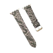 Apple Watch 42mm Creeper Desenli Kordon - Kahverengi thumbnail 1