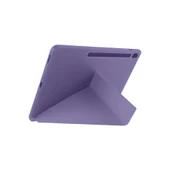 İpad Pro 11 (2024) Kılıf Kalemlikli Hugo Tablet Kılıfı - Mor thumbnail 2