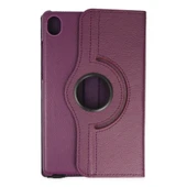 Huawei Matepad Se 11 Kılıf 360 Tablet Deri Kılıf - Mürdüm thumbnail 1