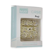 Airpods Pro 2 (2.nesil) Luz Taşlı Kılıf - Gold thumbnail 4