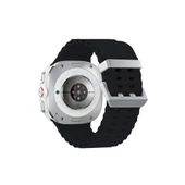 Watch 7 Ultra Kr417 Rug Silikon Kordon - Siyah thumbnail 1