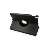 İpad Pro 13 (2024) Kılıf 360 Tablet Deri Kılıf - Siyah thumbnail 2