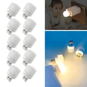 BUFFER® USB Mini Top LED 10’lu Aydınlatma Seti – Sıcak Renkli Gece Lambası, Enerji Tasarruflu Mikro LED Işıklar thumbnail 1