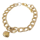 Kedi Ve Köpek Lüx Zincir Kolye 25-30 cm Medium Gold thumbnail 1