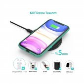 Choetech Hızlı Kablosuz Şarj Cihazı 15W T527-F - 5