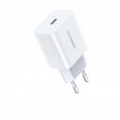 Choetech PD 20W USB-C Hızlı Güç Adaptörü - Apple iPhone Hızlı Şarj Uyumlu - PD5005 - Beyaz - 1