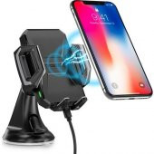 Choetech Kablosuz 15W Hızlı Şarj Araç Tutucu T521-F thumbnail 2