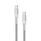 Nautica C400 Type-C to Type-C 65W Hızlı Şarj ve Data Kablosu 1.2 Metre Beyaz thumbnail 1