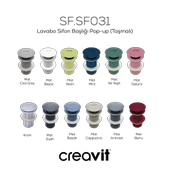 Lavabo Sifon Başlığı Pop-up (Taşmalı) thumbnail 3