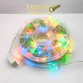 50 Metre RGB Yıldızlı LED Işık – 8 Modlu 250 Yıldız, Yılbaşı ve Etkinlik Aydınlatması thumbnail 2