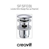 Lavabo Sifon Başlığı Pop-up (Taşmalı) thumbnail 2