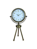 Zentime Eskitme Vintage Üç Ayaklı Masa Saati thumbnail 2