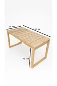 DEKORELA BASİC EKO AHŞAP MASA thumbnail 2