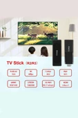4K Ultra HD Android TV Stick - 8GB+128GB Depolama, Wi-Fi ve Bluetooth Kumandalı TV Çevirici thumbnail 3