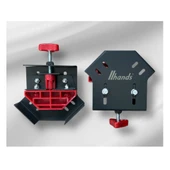 2 Adet Hands Köşe Birleştirme Aparatı Açık Uç Metal thumbnail 3