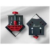 2 Adet Hands Köşe Birleştirme Aparatı Kapalı Uç Metal thumbnail 3