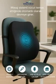 VISCORA Masaj Sistemli Ortopedik Sırt Minderi – Omurga Dostu Ergonomik Bel Desteği thumbnail 7