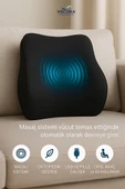 VISCORA Masaj Sistemli Ortopedik Sırt Minderi – Omurga Dostu Ergonomik Bel Desteği thumbnail 6