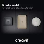 Ultra Dikdörtgen Çanak Lavabo 60 cm Mat Antrasit thumbnail 7