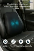 VISCORA Masaj Sistemli Ortopedik Sırt Minderi – Omurga Dostu Ergonomik Bel Desteği thumbnail 8