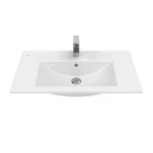 Su Etajerli Lavabo 80 cm Beyaz thumbnail 1