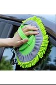 Çok Fonksiyonlu 2 In 1 Mikrofiber Araba Yıkama Fırçası Teleskopik Uzun Saplı Detay Fırçası Oto Mopu thumbnail 3