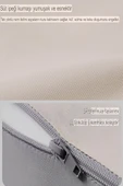 VISCORA ViscoForm Curve Ortopedik Bel & Bacak Destek Yastığı – Visco,-Yıkanabilir Kılıf – 23x50x40 thumbnail 4