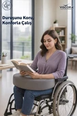 VISCORA Tekerlekli Sandalye Minderi – Çok Amaçlı Çalışma, Okuma ve Günlük Aktivite Minderi thumbnail 4