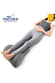 VISCORA Çok Amaçlı Ortopedik Bel Minderi – Visco,-Yıkanabilir Kılıf – 23x50x40 thumbnail 3