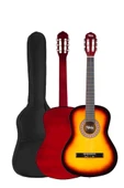 Midex CG-270SB Sunburst Renk Klasik Gitar 4/4 Yetişkin Boy Sap Ayarlı Full Set thumbnail 2