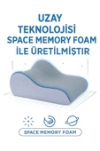 VISCORA Ortopedik Vücut Destek Minderi – Space Memory Foam -Yıkanabilir Kılıf – Ofis/Ev/Yatak thumbnail 5