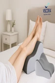 VISCORA Bacak Arası Yastık – Ortopedik Yan Yatış, Kalça ve Diz Destek Minderi 23x50x40 thumbnail 3