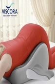 VISCORA Omuz ve Sırt Destekli Minder–Space Memory Foam Yıkanabilir Kılıf-Kapalı Ambalaj Ofis/Ev/Kamp thumbnail 1