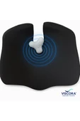 VISCORA Masajlı Titreşimli Ortopedik Destek Minderi – Bel, Sırt, Ayak ve Araç İçi Kullanım thumbnail 1