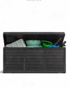 Bahçe Depolama Sandığı 320 Lt / 51 x 117 x 54 cm - Antrasit thumbnail 6