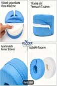 VISCORA Ortopedik Topuk ve Ayak Bileği Destek Yastığı – Bası Yarası Önleyici Minder 2’li Set thumbnail 5