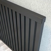 Lojimax Alüminyum Dekoratif Radyatör Trio 500x795mm 18 Dilim Dokulu Antrasit Gri | 700 W Yüksek Isıl Güç | 5 Yıl Üretici Garantisi thumbnail 2