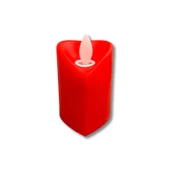 Hedies Pilli Kalpli Işıklı Yapay Mum Kırmızı (XAM-1283) thumbnail 1